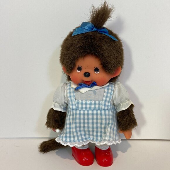 Monchhichi The Wizard of Oz Dorothy Doll Stuffed Plush Toy Sekiguchi Japan - Picture 1 of 11